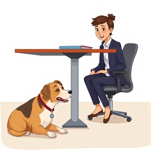 El perro que escuchó la charla en la sala de entrevistas