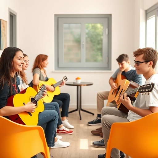 Notas de esperanza en el refugio juvenil