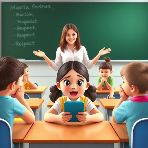 El mensaje equivocado en el chat escolar