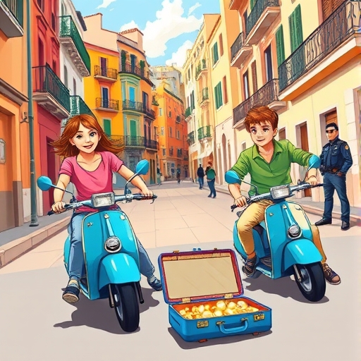 Escape a toda velocidad en la costa de Barcelona