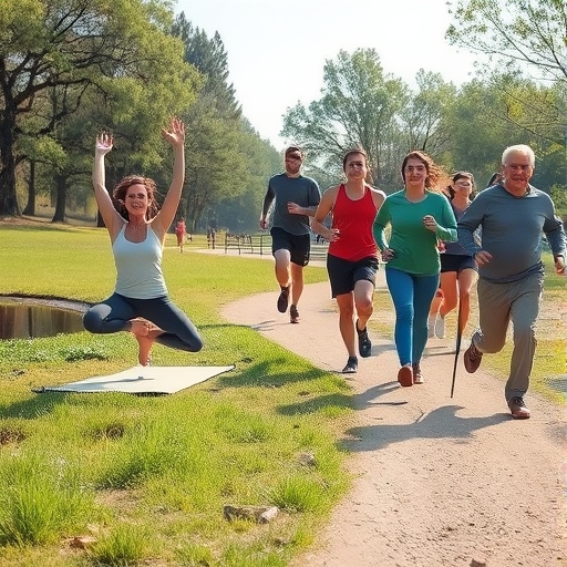 El parque a primera hora