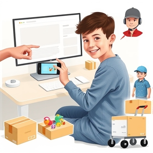 乡村少年开设网上商店