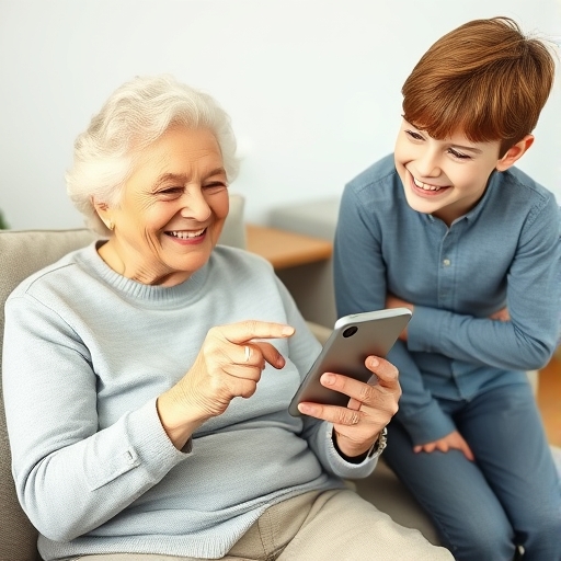 La abuela y la videollamada
