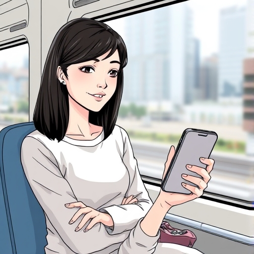 Un mensaje inesperado en el tren