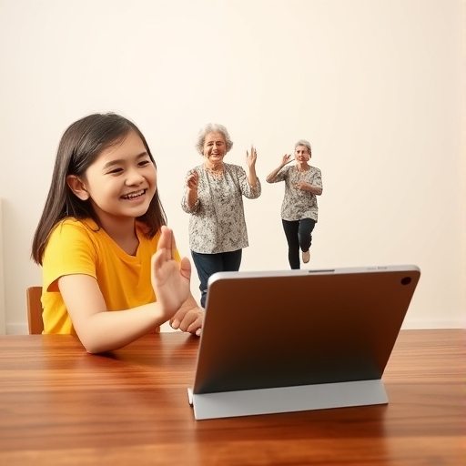 Clases virtuales con la abuela