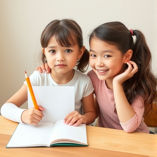 Primer lápiz en el cuaderno nuevo