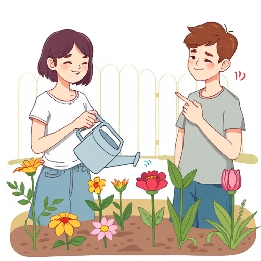 La flor marchita en el jardín comunitario