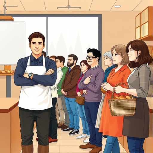 La vuelta perfecta en la panadería