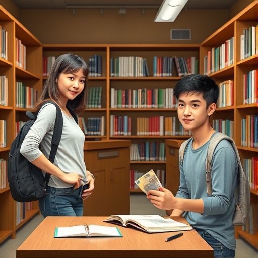 El billete extraviado en la biblioteca