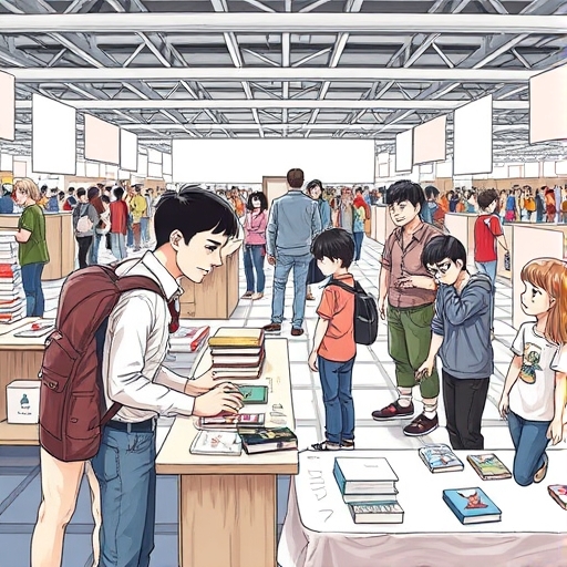 El estallido en la feria literaria