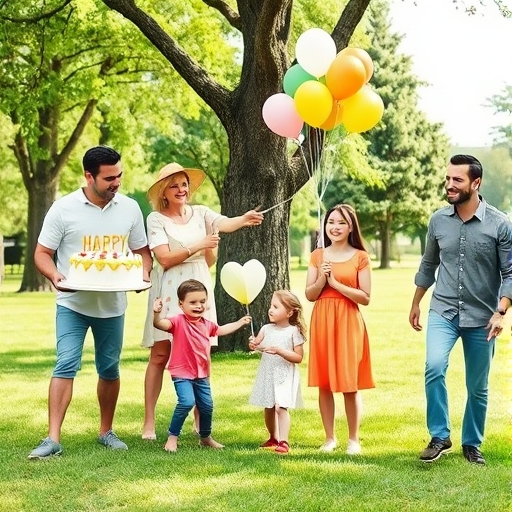 La fiesta sorpresa en el parque