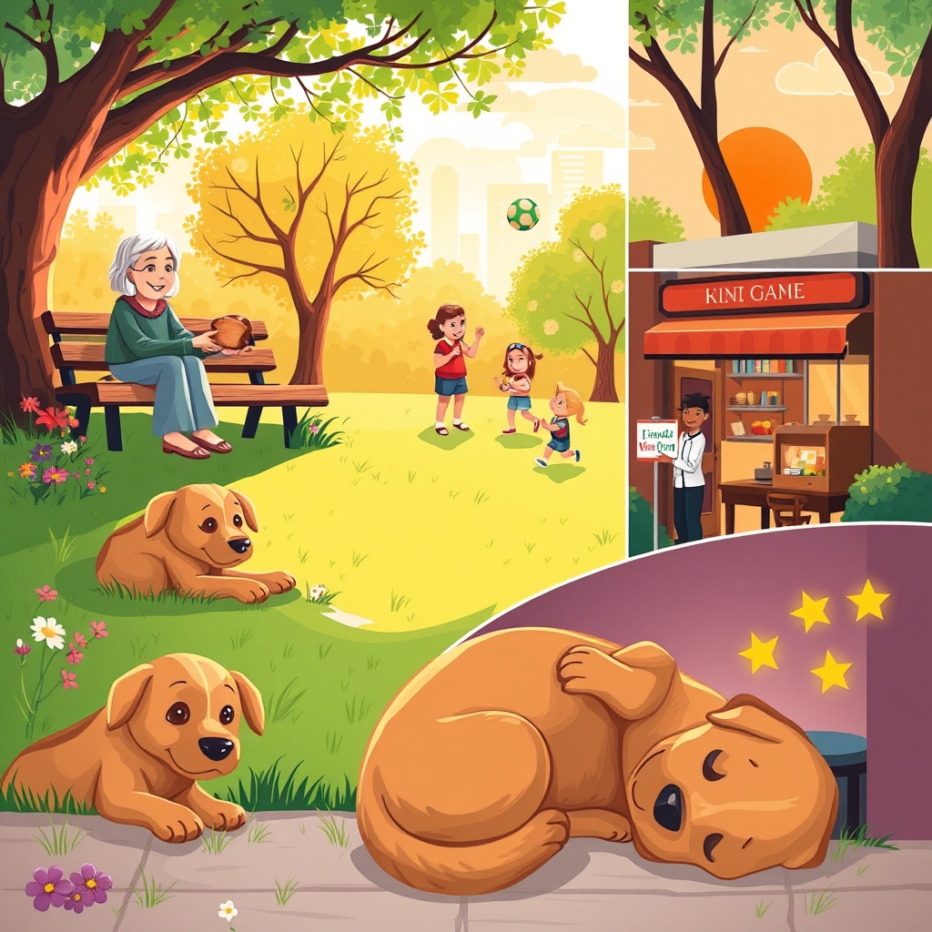 יום בחיי כלב נודד