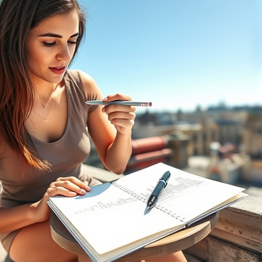 Sketching on the Rooftop: Graphite Pencils or Ink Pens?