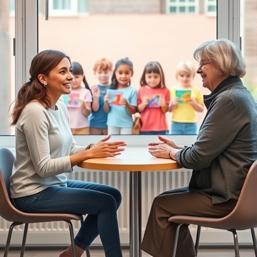 Interview at the Community Center