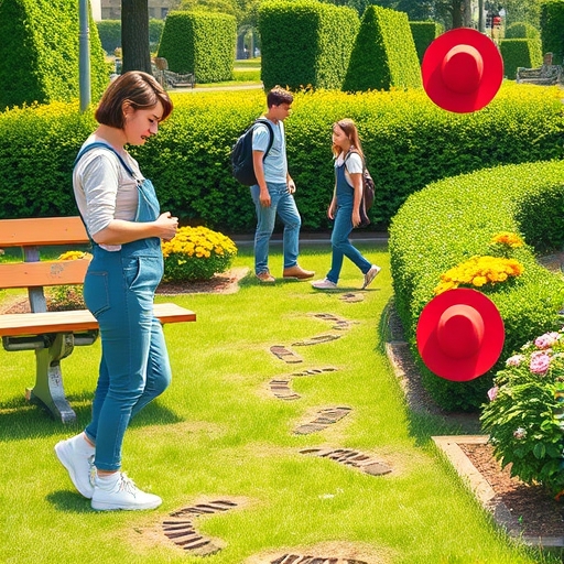 The Case of the Painted Bench