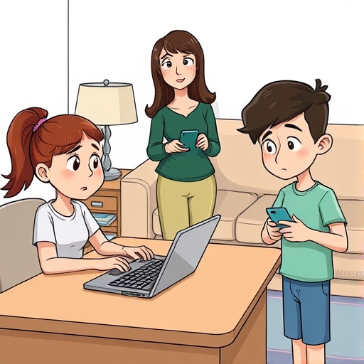 Sibling Text Mix-up