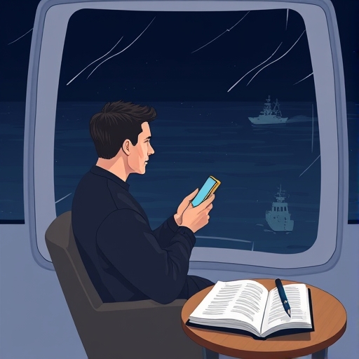 Midnight Scroll at the Lighthouse