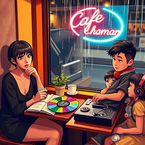 The Vinyl Revival Debate at the Retro Café