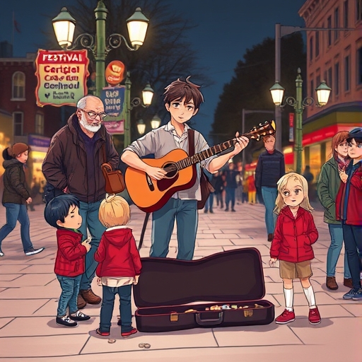 Under the Festival Lights: A Solo Street Performer’s Truth