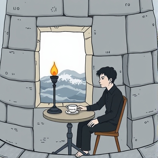 Echoes in the Deserted Lighthouse