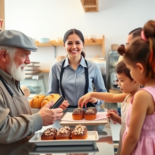 Behind the Counter at the Bakery