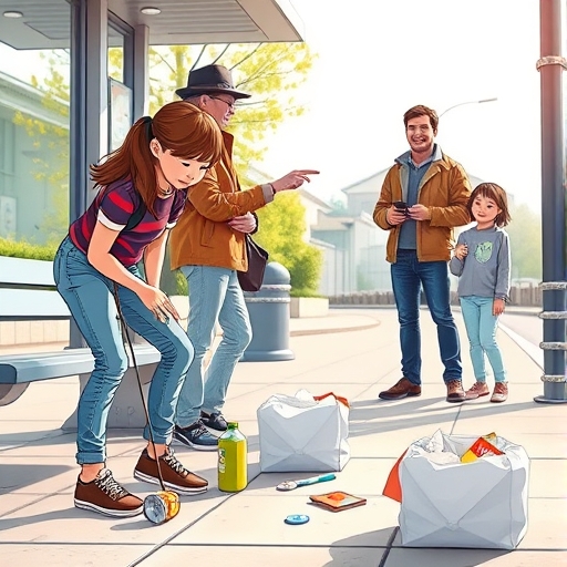 Bus Stop Cleanup Crew