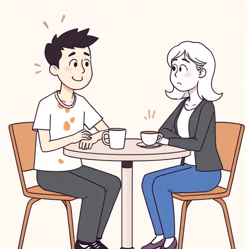 Coffee Spill and Cold Shoulder