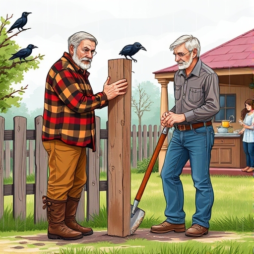 The Garden Fence: Neighbors in Quiet Conflict