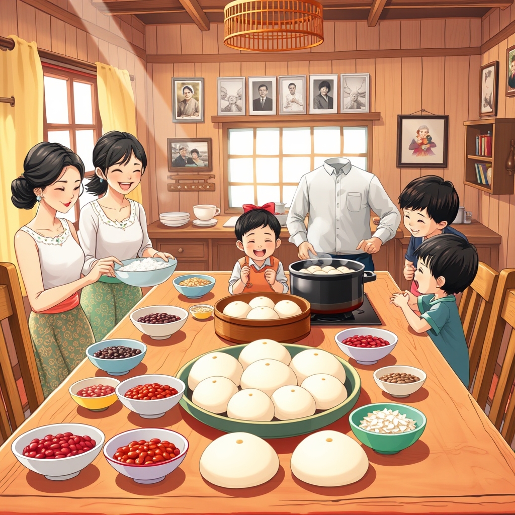 명절의 주인공: 떡 만드는 이야기