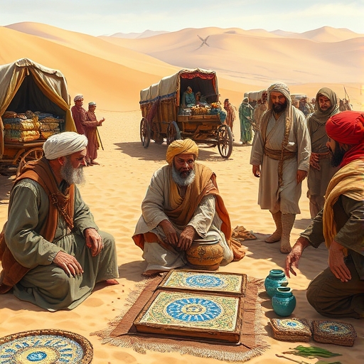 Echoes of the Silk Road: A Caravan’s Cultural Exchange