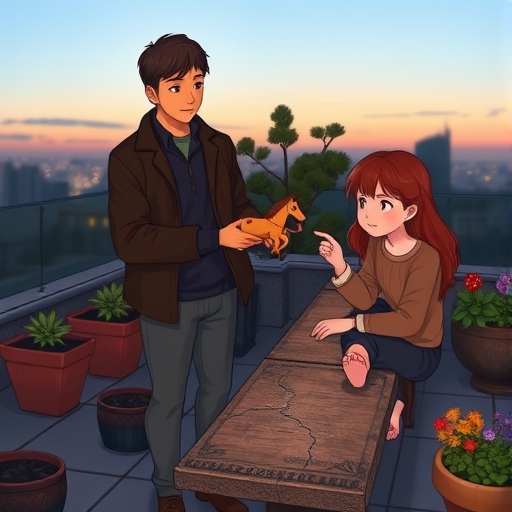 Hidden Waiting at the Rooftop Garden