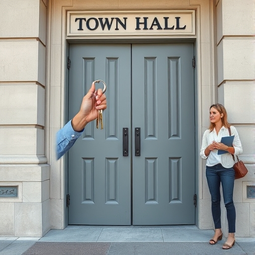 The Town Hall Door That Never Opens