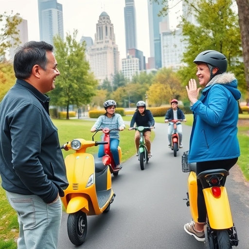 Electric Scooters Are Not Just for Young People