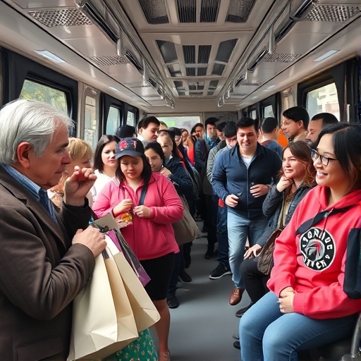 Rush Hour Chaos on the City Tram