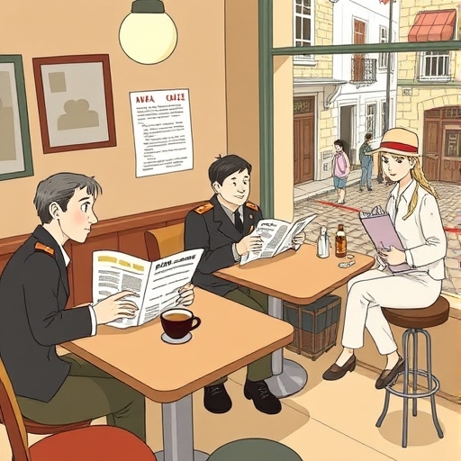 Dividing Lines in a Border Town Café