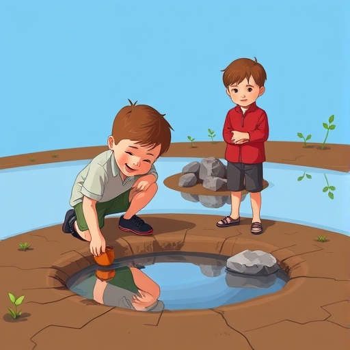 The Two Friends and the Drying Pond