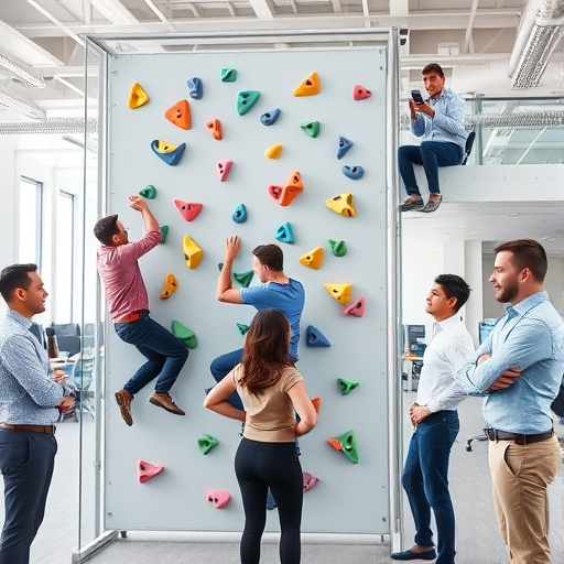 Climbing Walls in Corporate Towers