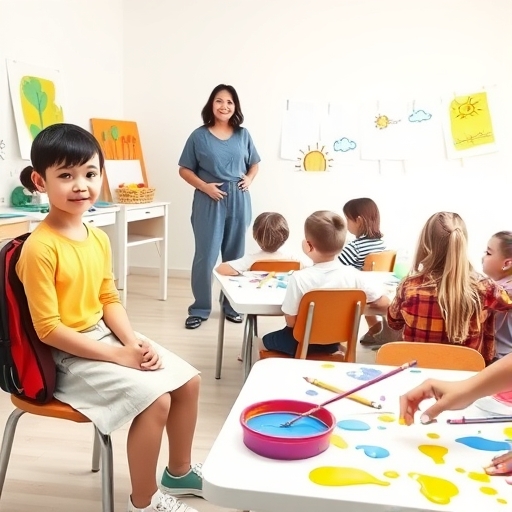 Sara’s First Day at the Art Class