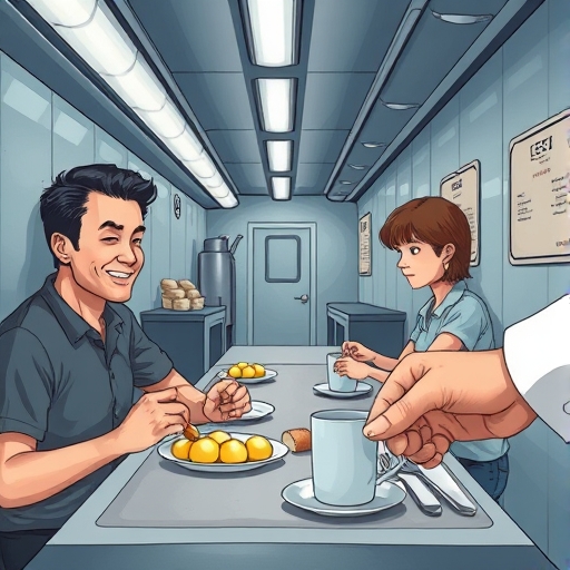 Silent Mornings in the Submarine Cafeteria