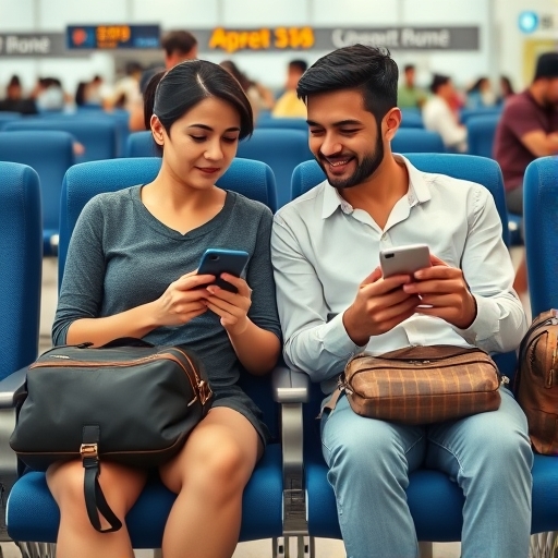 Date Night in a Busy Airport Lounge