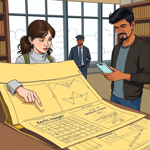 Blueprints in the Library Stacks