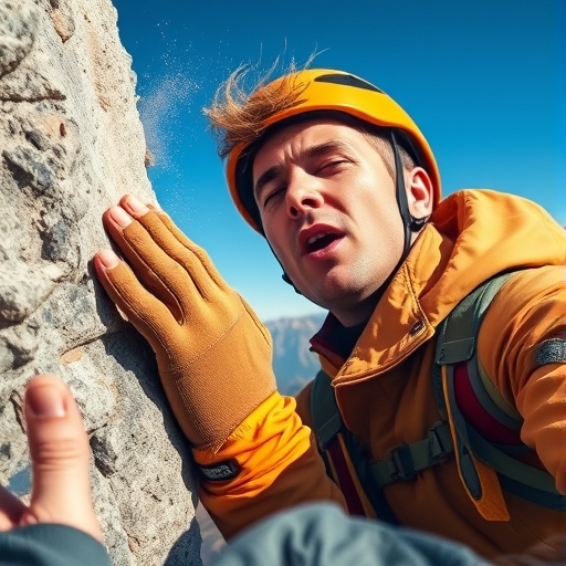 The Mountain Climber's Final Grip