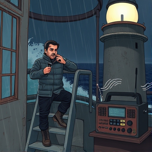 The Lighthouse Keeper's Quiet Duty