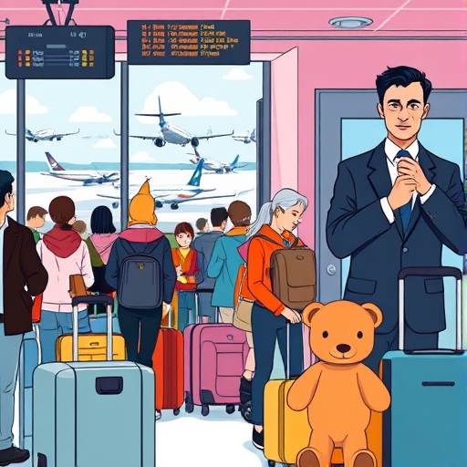 The Morning Rush at the Airport