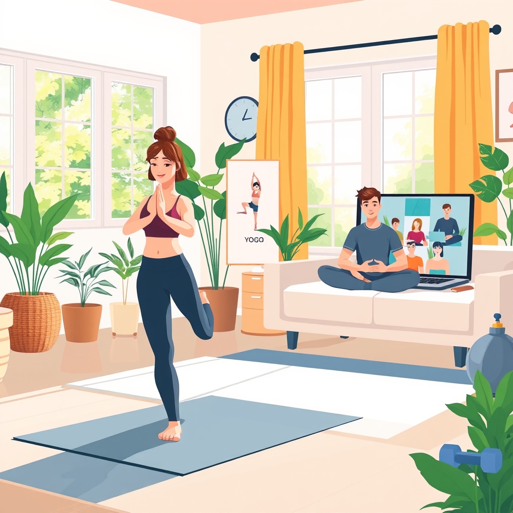 सामाजिक दूरी के बाद का स्वास्थ्य: वर्चुअल फिटनेस क्लासेज का उभार