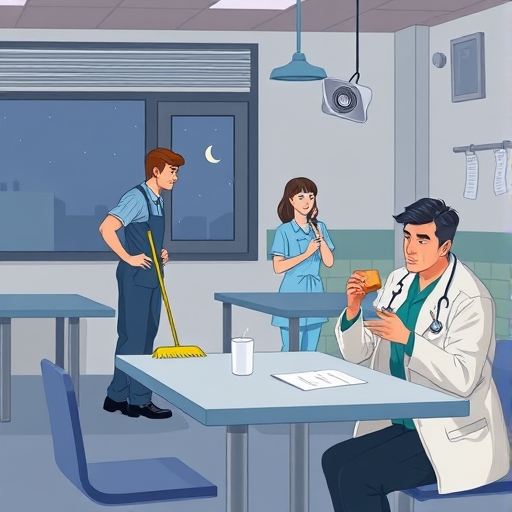 Midnight at the Hospital Cafeteria