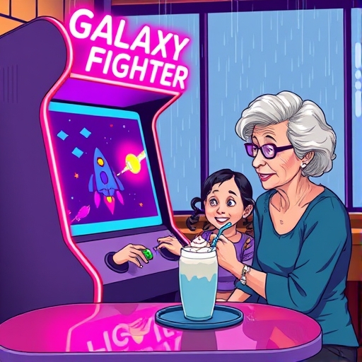 Arcade Throwback at the Retro Diner