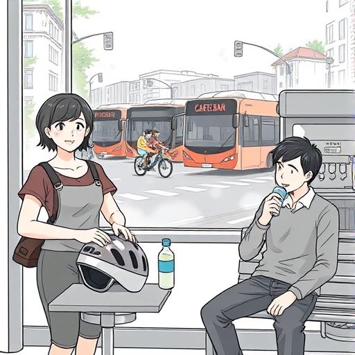 Bicycle Ride or Bus to Work?