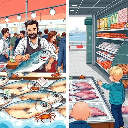 Fresh Fish at the Sea Market