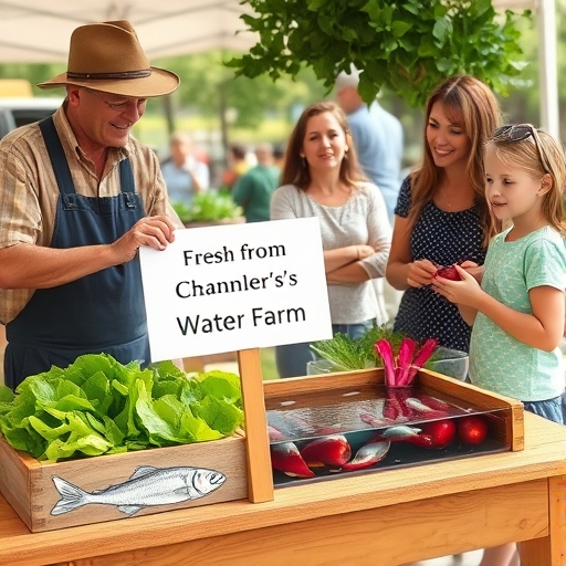 Market Day at the Aquaponic Farm